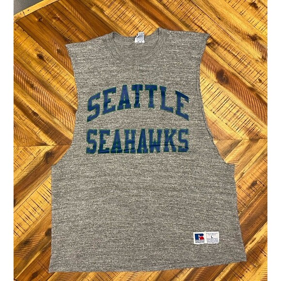Seattle Seahawks vintage cutoff tshirt - Picture 3 of 7